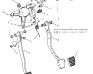 Педали Geely Emgrand EC7
